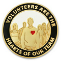 Volunteers are Hearts Pin